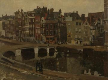 The Rokin in Amsterdam Artwork by George Heidrik Breitner