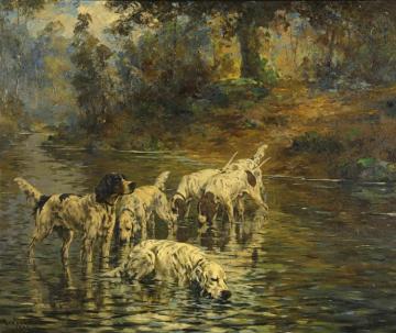 The Cooling Stream Artwork by Percival Leonard Rosseau