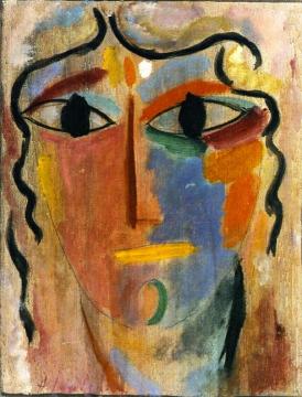 Mystical Head Artwork by Alexej Jawlensky