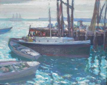Afternoon Light, Provincetown Artwork by Richard Edward Miller