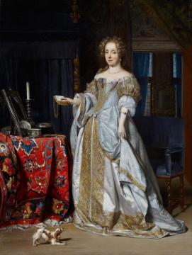Lucia Wijbrants(1638-1719) Artwork by Gabriel Metsu