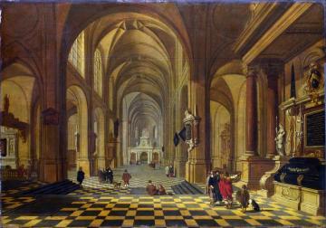 Interior of a Church Artwork by Bartholomeus van Bassen