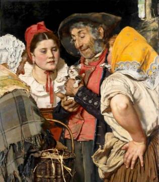 Old Man's Treasure Artwork by Karl Gussow