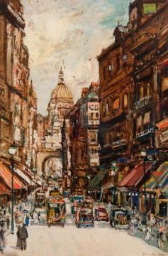 Ludgate Hill, London Artwork by James Kay