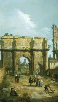 Arch of Constantine Artwork by Giovanni Antonio Canal