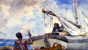 Sea Garden, Bahamas Artwork by Winslow Homer