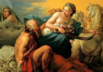 Aurora's Take Off Artwork by Louis Jean François Lagrenée