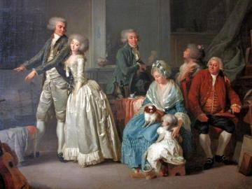 La famille Gohin Artwork by Louis Leopold Boilly