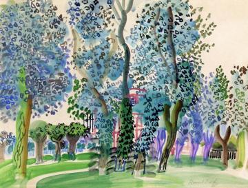 Study For The Weighing Artwork by Raoul Dufy