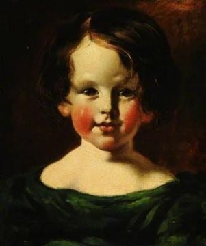 Head Of A Girl Artwork by William Etty