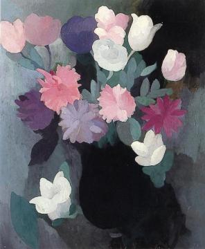 Bouquet of Flowers Artwork by Marie Laurencin