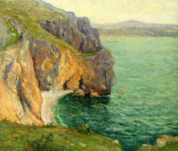 The Cliffs at Polhor, Morgat Artwork by Maxime Maufra