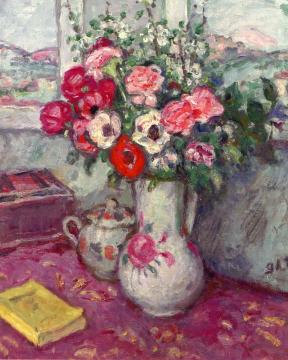 Anemones Artwork by Georges D'espagnat