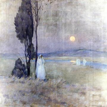 The Communicant Artwork by Henri Le Sidaner