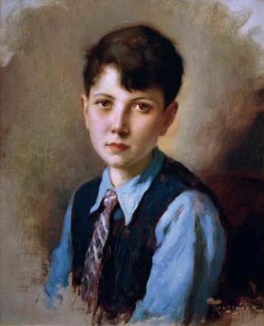 Portrait of a Boy Artwork by Fernand Toussaint