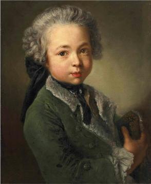 Portrait of the artist's grandson Artwork by Antoine Pesne