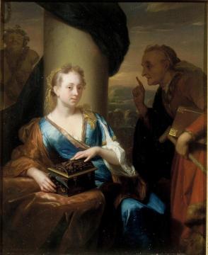 A useless moral lesson Artwork by Godfried Schalcken