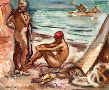 The Bath Artwork by Emile-othon Friesz