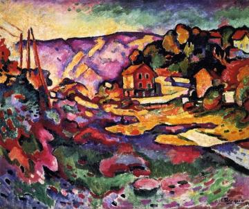 L'Estaque Artwork by Georges Braque