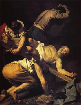 The Crucifixion of St Peter Artwork by Caravaggio