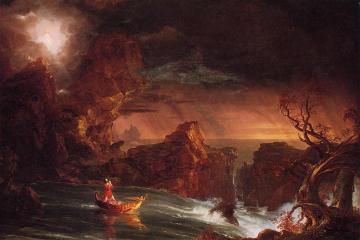 The Voyage Of Life: Manhood Artwork by Thomas Cole