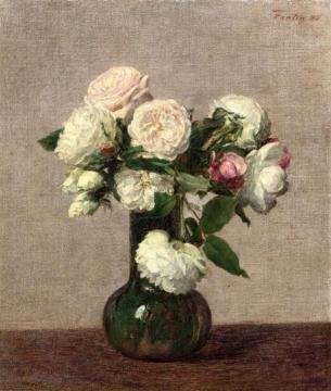 Roses Artwork by Henri Fantin-Latour