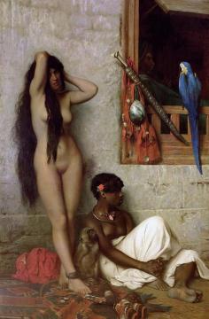 Slave For Sale Artwork by Jean Leon Gerome