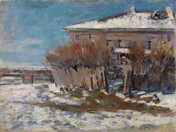 Okhotino. Springtime Artwork by Constantin Alexeevich Korovin