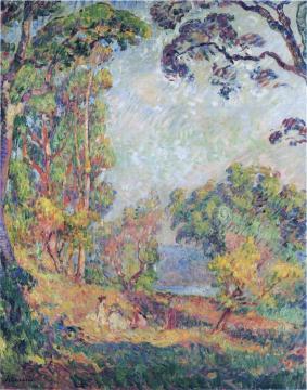 Landscape near Cannes Artwork by Henri Lebasque
