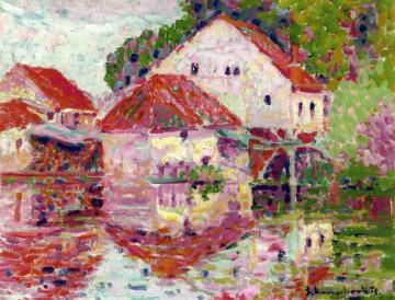 Landscape, Moret Artwork by William Emile Schumacher