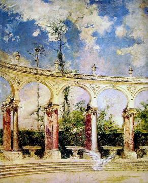 The Collonade in Versailles Artwork by Giovanni Boldini