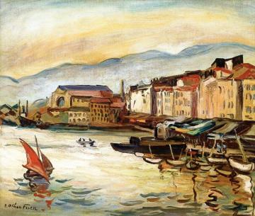 The Port of Toulon Artwork by Emile-othon Friesz