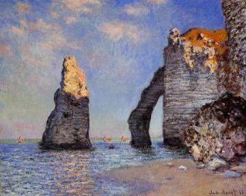 The Rock Needle and the Porte d'Aval Artwork by Claude Oscar Monet