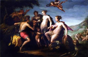The Judgement of Paris Artwork by Hans von Aachen