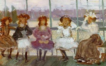 Evening on a Pleasure Boat Artwork by Maurice Prendergast