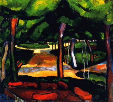 In the Park Artwork by Vilmos Perlrott-Csaba