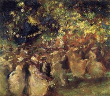 The Ball Artwork by Gaston La Touche