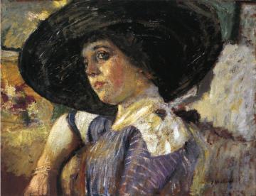 Woman With Hat Artwork by Edouard Vuillard