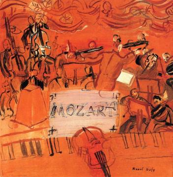 The Orchestra By The Partition Artwork by Raoul Dufy