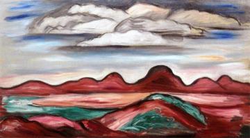 New Mexico Landscape Artwork by Marsden Hartley