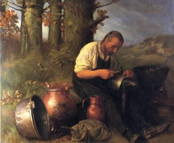 The Tinker Artwork by Alphonse Legros