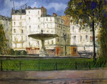 Place Pigalle Artwork by Maurice Utrillo