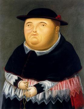 Obispo Artwork by Fernando Botero