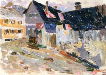 Kallmünz, Rainy Day Artwork by Wassily Kandinsky