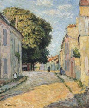 A street in Montevrain Artwork by Henri Lebasque