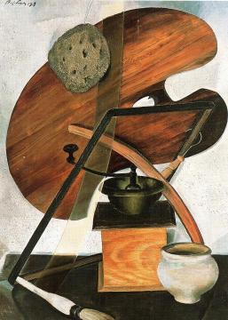 Still-life with Palette Artwork by Vladimir Lebedev