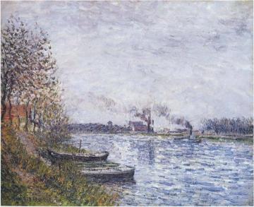 By the Oise River Artwork by Gustave Loiseau
