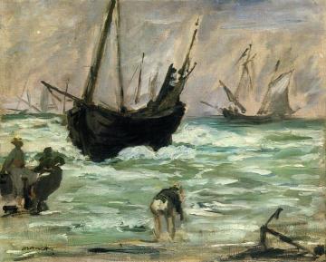 Seascape Artwork by Edouard Manet