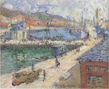 Port of Fecamp Artwork by Gustave Loiseau
