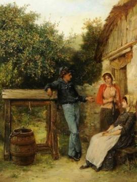 At the Well Artwork by William Oliver